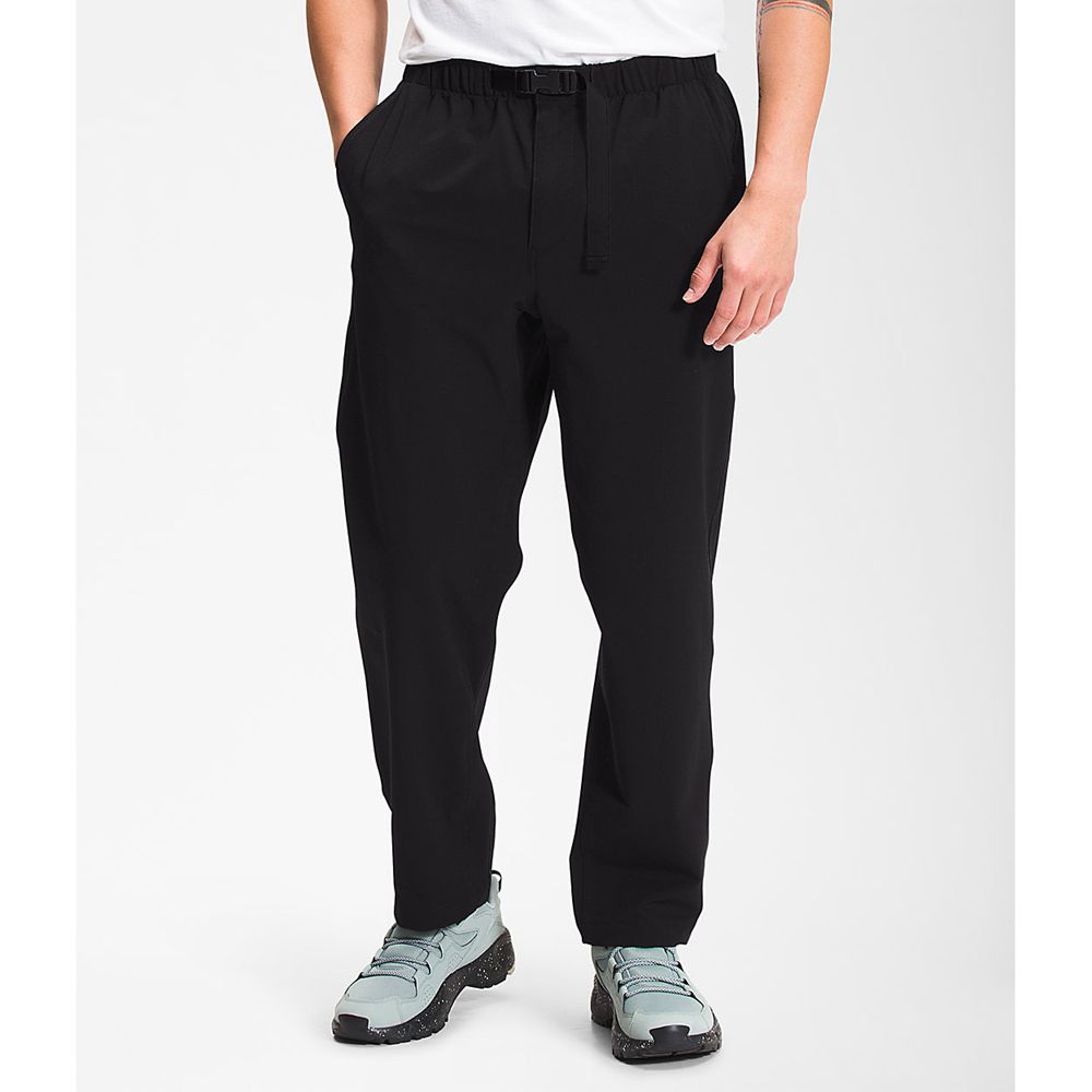 The North Face Pants Mens Australia - The North Face Tech Easy Black (NJR-259630)